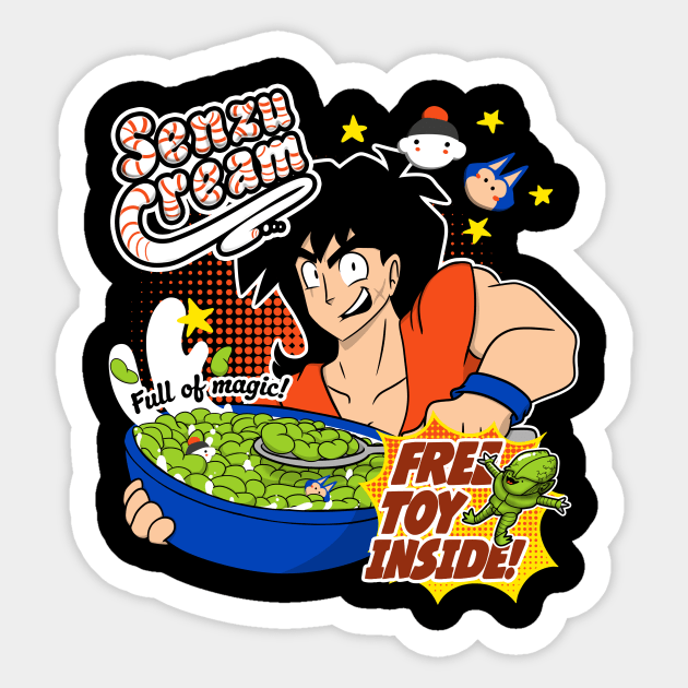 Senzu Cream! Sticker by Aniforce